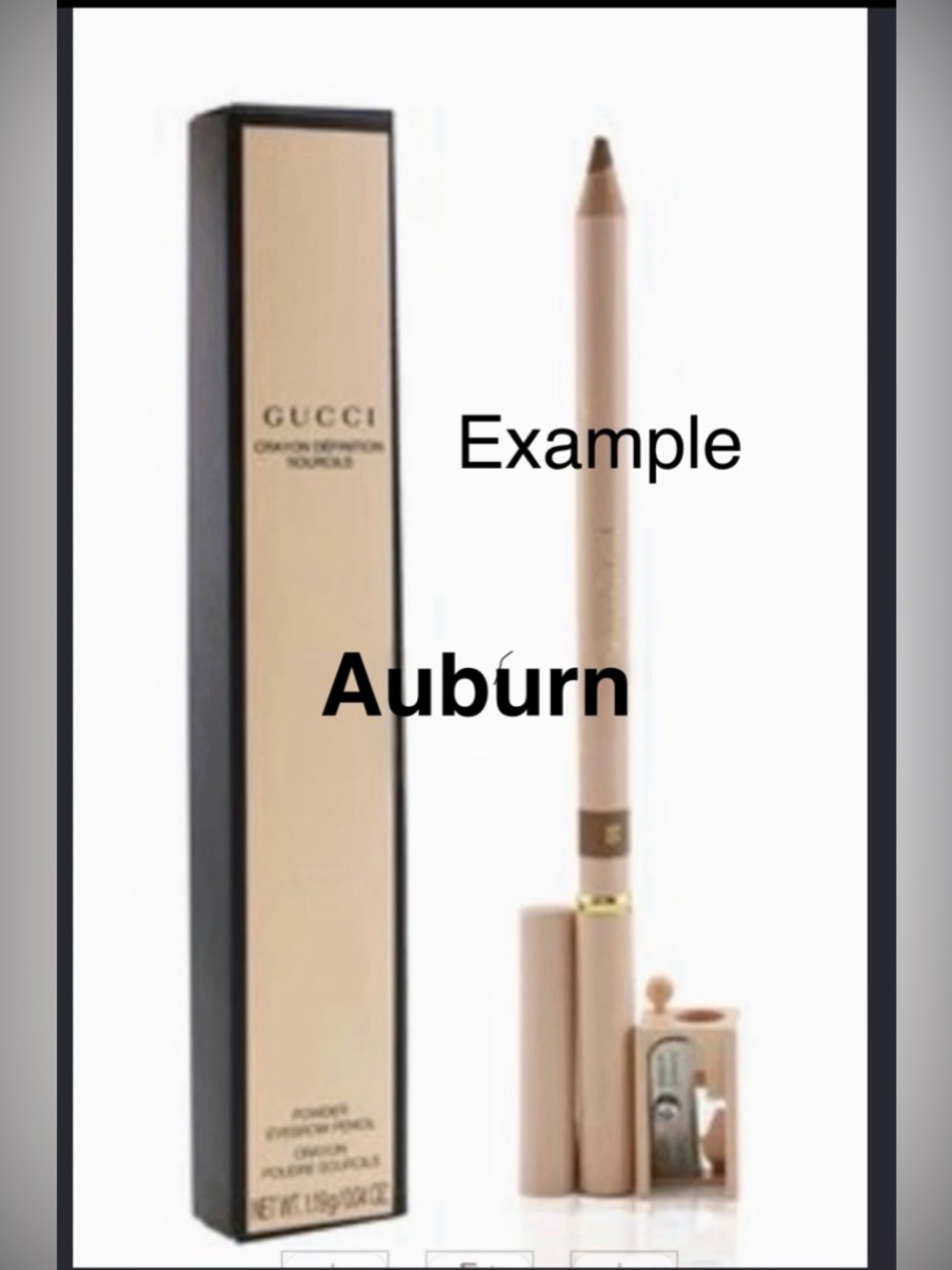 Gucci 5 Auburn, Crayon Définition Sourcils Eyebrow Pencil